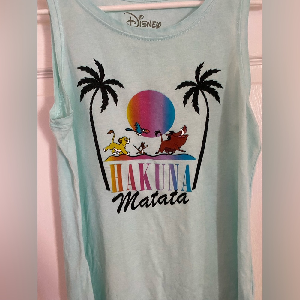 Lion King Hakuna Matata sleeveless shirt/ tank top - Picture 3 of 5